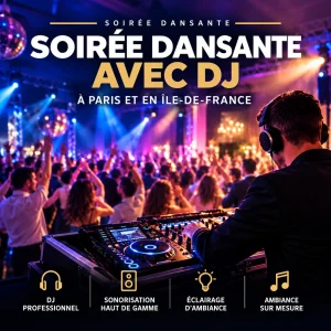 DJ professionnel animant une soirée dansante à Paris et en Île-de-France – Schweps Events.